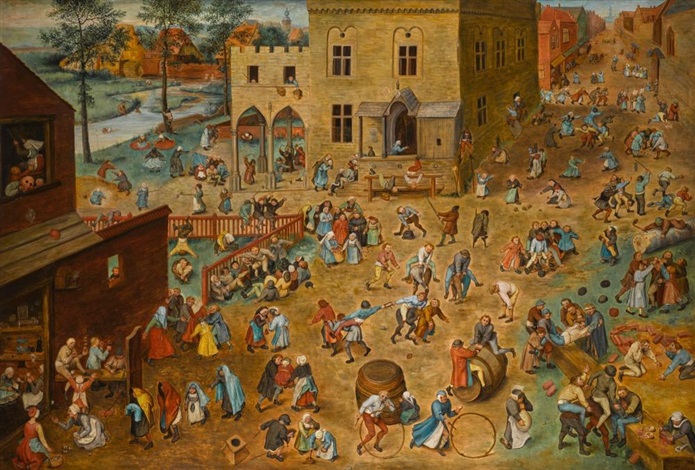 The Childrens Games by Pieter Bruegel the Elder on artnet