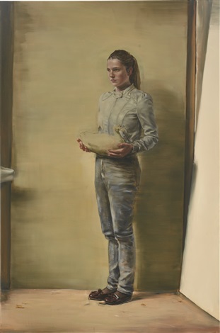 Michaël Borremans / The Duck GIRL WITH DUCK by Michaël Borremans on artnet