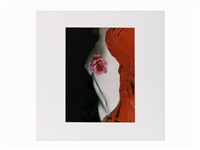 ‘nude with camellia by erwin blumenfeld