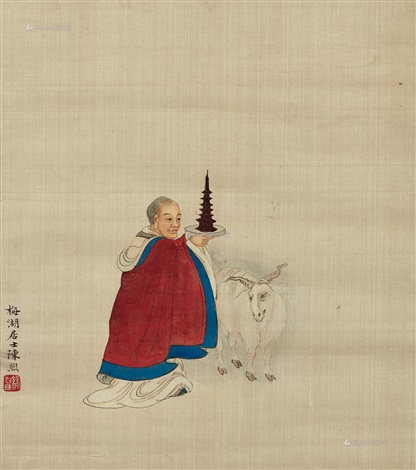 陈缘督罗汉镜心by Chen Yuandu on artnet 