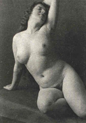  nude jr 1951 Vintage FEMALE NUDE Woman By LOU JACOBS JR. Surreal ...