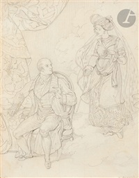Achille Jacques Artnet Devéria Marie Jean DEVERIA ACHILLE ET TWO