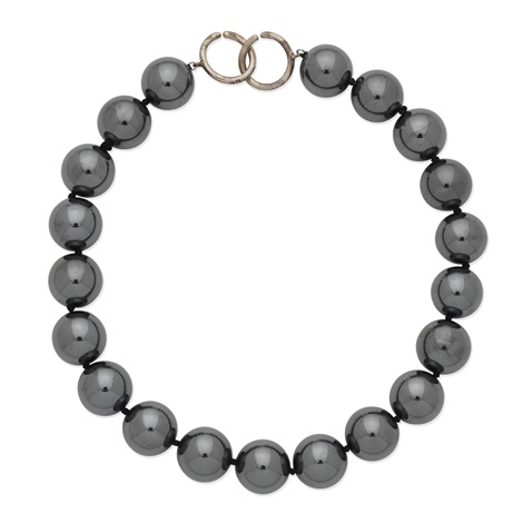 PALOMA PICASSO FOR TIFFANY HEMATITE BEAD NECKLACE by Paloma Picasso on artnet
