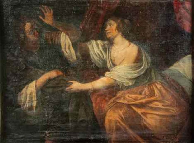 Joseph et la femme de Putiphar by Giovanni Andrea de Ferrari on