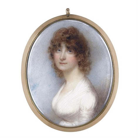 Portrait of Julia Storer, called Mrs Johnstone by William Wood on ...