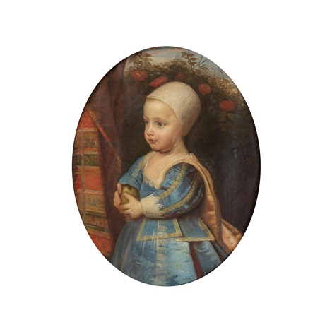 Portrait de Baby Stuart James II by Anthony van Dyck on artnet