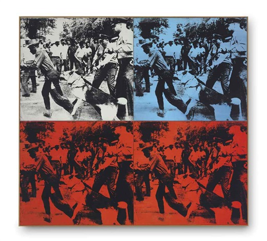 Race Riot in 4 parts by Andy Warhol on artnet