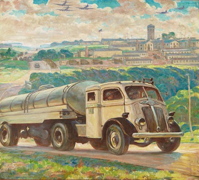The White Motor Company milk transporter illus. for the Saturday ...
