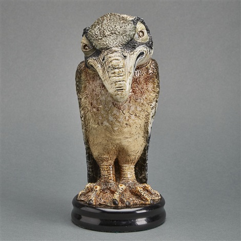 martin brothers tobacco jar Martin Brothers Stoneware Bird Tobacco Jar, 1895 by Martin Brothers (Co.)  on artnet