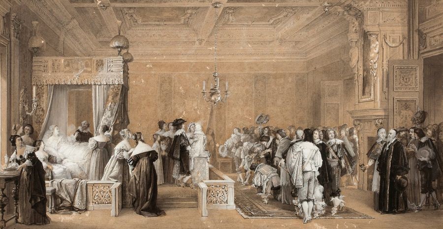 La joie de la France ou La naissance de Louis XIV by Jacques ...