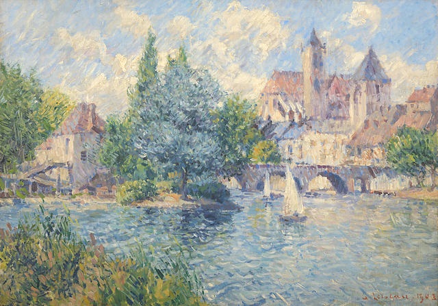 Gustave Loiseau、Bord de riviere 1200px-Gustave_Loiseau_-