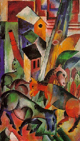 Rotes Bild mit Pferden Campendonk: A Masterpiece Unveiled