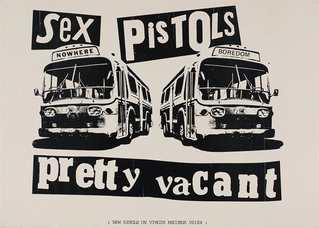 The Sex Pistols Pretty Vacant Original Poster by Jamie Reid on artnet