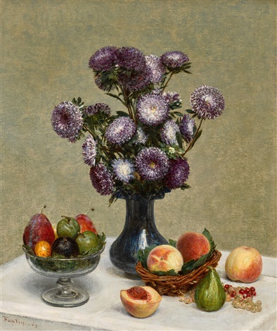 Nature morte aux reines-marguerites by Henri Fantin-Latour on artnet