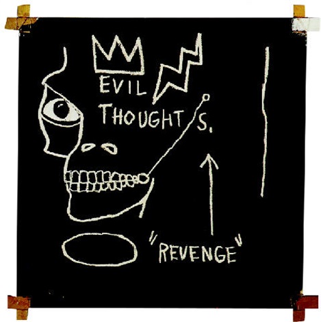 Evil thoughts by Jean-Michel Basquiat on artnet