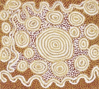 Kuniya kutjarra jukurrpa / reve des deux..., 1997