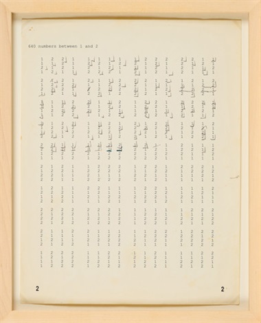Chance Operations Charts by John Cage on artnet