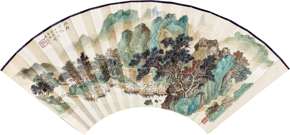 Chengzhe  原画　一点もの　unique purple, orange, yellow, light blue, cyan, brigthness, forms