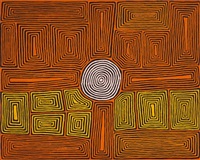 Untitled (Tingari man at Kampurarrpa), 1998