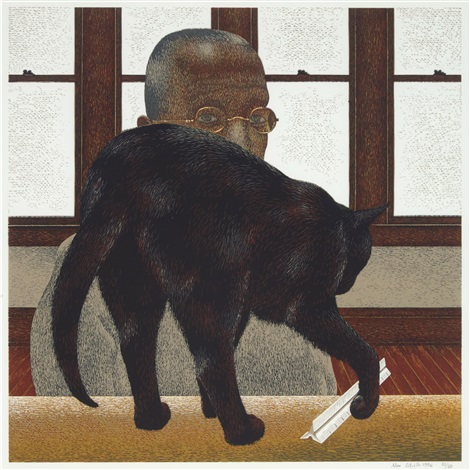 BLACK CAT by David Alexander Colville on artnet