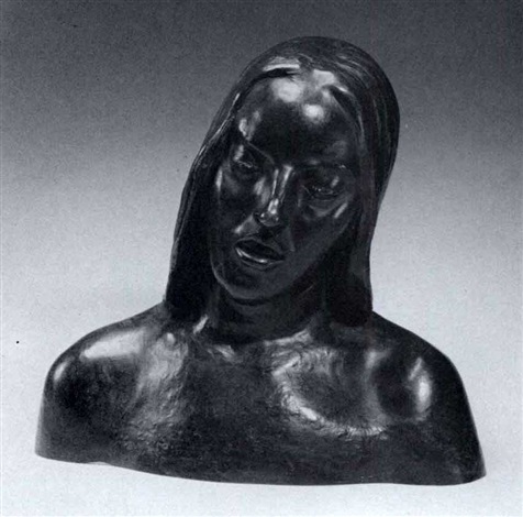 FIRST PORTRAIT OF EUPHEMIA LAMB by Jacob Epstein on