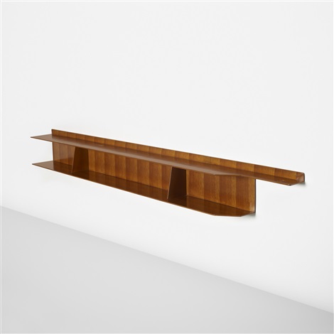 Custom Wall Mounted Shelf For The Federico Residence By Gio Ponti On Custom Wall Mounted Shelf For The Federico Residence By Gio Ponti