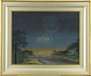 Kazuyo.Yosida 布貼り 植物画　葉　美術品　絵画　クロアチア風景画 Kazuyo.Yosida 布貼り 植物画 葉 美術品 絵画 クロアチア風景画