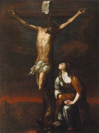 Christus am Kreuz und Maria Magdalena Christus am Kreuz und Maria Magdalena