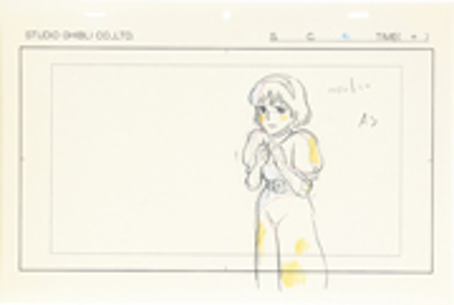 宮崎駿直筆「天空の城ラピュタ」修正ラフ原画Cut.D-15553点組 by Hayao 
