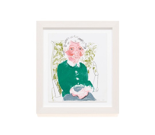 Portrait Of Mother I From The Moving Focus Series By David Hockney On Portrait Of Mother I From The Moving Focus Series By David Hockney On