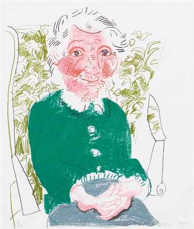 Portrait Of Mother I From The Moving Focus Series By David Hockney On Portrait Of Mother I From The Moving Focus Series By David Hockney On