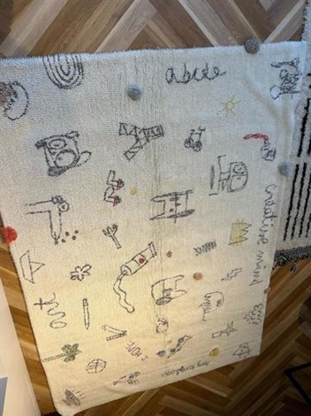 Edgar Plans Rug “Woolable Wall Notes” Woolable Rug Wall Notes by Edgar Plans and Lorena Canals on