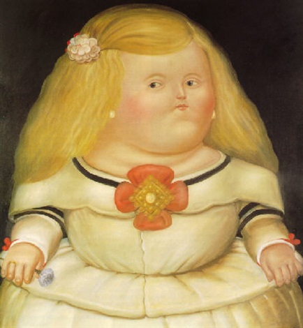 MENINA AFTER VELAZQUEZ by Fernando Botero on artnet