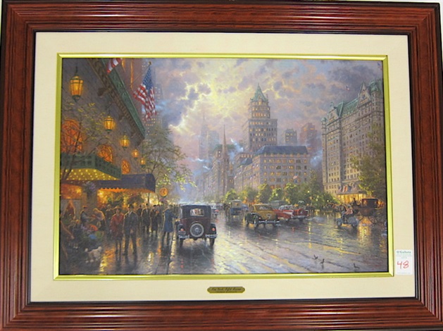 New York, Fifth Avenue by Thomas Kinkade on artnet