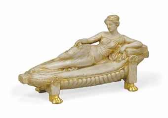 Classical Woman reclining on a sofa by Humphrey Hopper on artnet