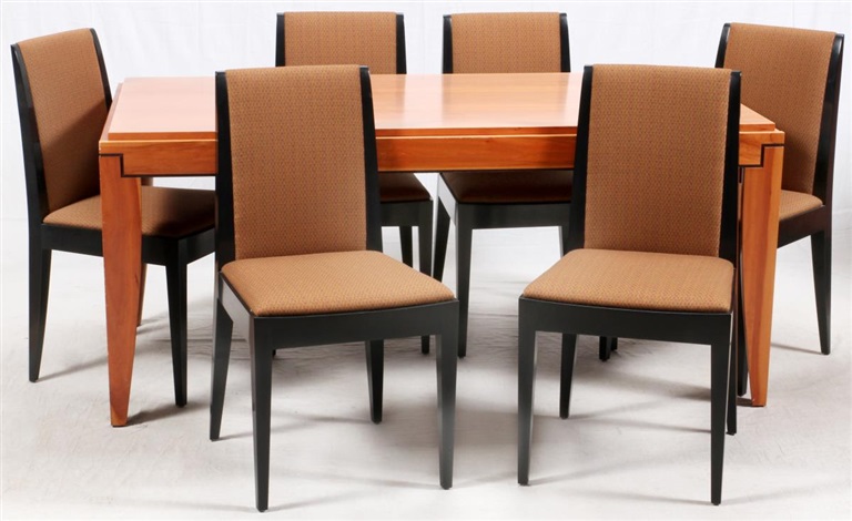 Cherry Dining Table Gorman Chairs 7 Pieces By Roche Bobois On Artnet Cherry Dining Table Gorman Chairs 7 Pieces By Roche Bobois