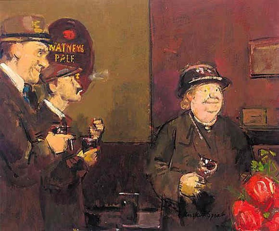 In the pub by Ruskin Spear on artnet