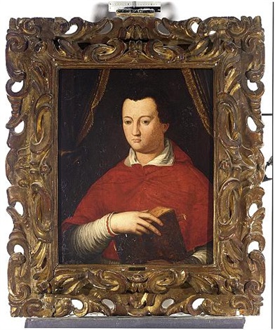 A portrait of Cardinal Giovanni di Cosimo I de Medici by Bronzino on artnet