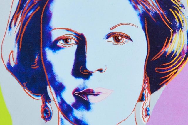 Queen Beatrix - From the Reigning Queen Series by Andy Warhol on artnet