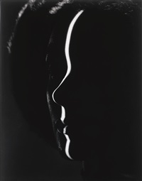 shadow profile, new york by erwin blumenfeld