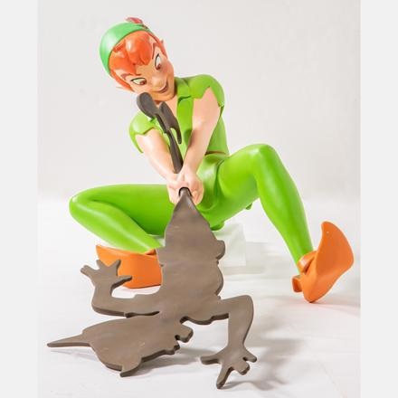 Disney Store Peter Pan and Shadow Figure by Walt Disney Studios on
