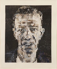 Chuck Close　Daguerreotypes　チャック・クローズ チェルシーのペースギャラリーにてチャック・クローズのRed