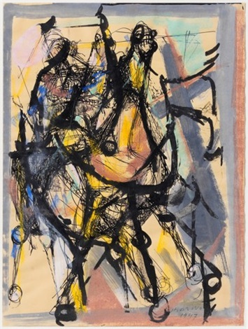 2025新入荷 Cavallo e Cavaliere by Marino Marini on artnet 絵画