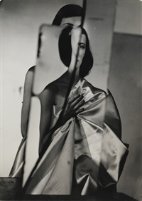 tedi thurman in christian dior, new york by erwin blumenfeld