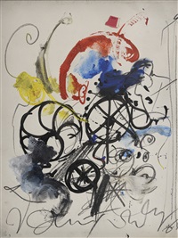 J・Tinguely、Relief au Cercle rouge、希少画集画 Jean Tinguely | Artnet
