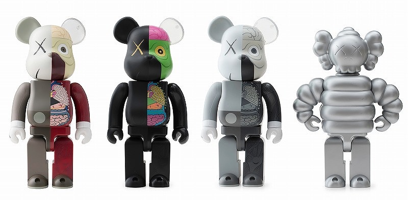 1-3. ORIGINALFAKE BERBRICK 400／4.Kubrick KAWS Mad Hectic Supreme