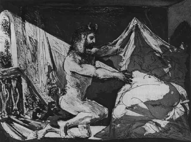 PABLO PICASSO | FAUNE DÉVOILANT UNE FEMME (B. 230; BA. 609