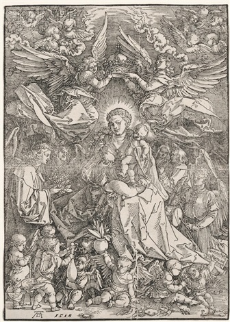 The Virgin Surrounded by Many Angels by Albrecht Dürer on artnet