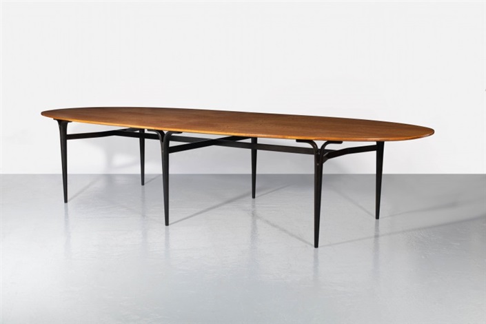 Table mod. Superellipse - Création 1963 by Piet Hein and Bruno 