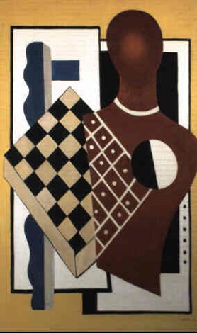 口コミ サイト 商品 Le mannequin artnet on Léger Fernand by damier au 絵画